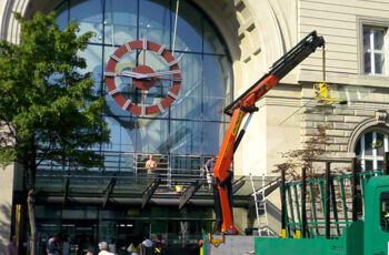 Glaserei Simon - Mannheim Hauptbahnhof Vordachverglasung