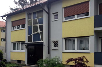 Glaserei Simon - Mehrfamilienhaus mit PVC - Fenstern